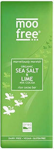 Moo Free Sea Salt & Lime Cocoa Bar 80g (Pack of 12)