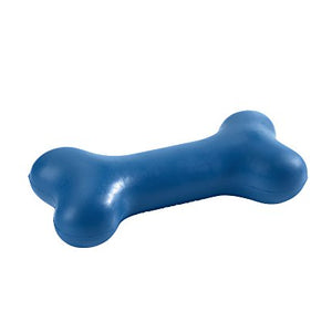 Dog Toy Rubber Bone, 12 Cm Blue  Pack Of 3 | Hunter