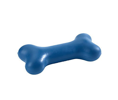 Dog Toy Rubber Bone, 18 Cm Blue  Pack Of 3 | Hunter