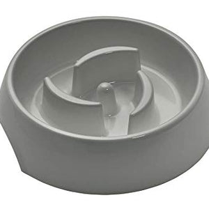 Slow Feeding Bowl 550 Ml Grey  Pack Of 2 | Hunter