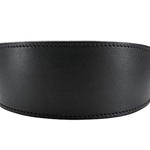 Greyhound Collar Super Soft 42 Nickel Soft Leather Black/Nappa Black | Hunter