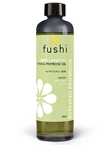 Fushi Organic Evening Primrose Oil 100 ml | Min 10% Gamma Linoleic Acid | Fresh-Pressed | Rich source of Omega 6 fatty acids | Best for Inner Health & Dry Skin | Manufactured in the UK