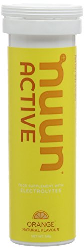 Nuun Active Effervescent Hydration Tablets with Electrolytes, Orange, Pack of 2 (Total 20 tablets)