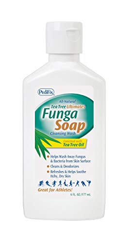 PediFix FungaSoapLiquid with Tea Tree oil, 6 oz.