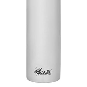 CHEEKI Unisex's Water Bottle, Silver, 1.0L