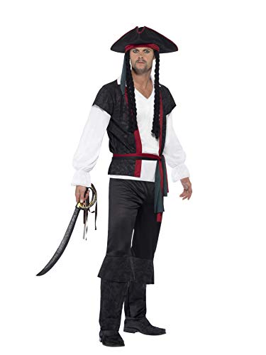 Smiffys Aye Aye Pirate Captain Costume, Large