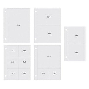 Simple Stories Snatp Vertical Pocket Pages for Binders (10 Pack), 4" by 6"