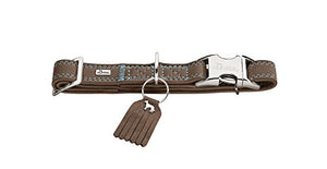 Training Collar Lucca Alu-Strong, M Cow Nappa Leather, Walnut | Hunter