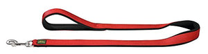 Leash Neopren 15/110  Nylon Red/Neoprene Black | Hunter