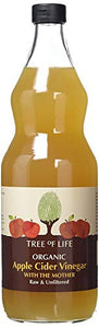 Tree Of Life Raw and Unfiltered Organic Apple Cider Vinegar with Mother 0.1 kg