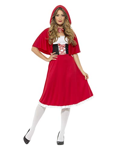 Smiffys Red Riding Hood Costume, Red, L - UK Size 16-18