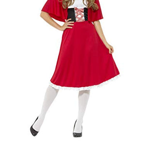 Smiffys Red Riding Hood Costume, Red, L - UK Size 16-18
