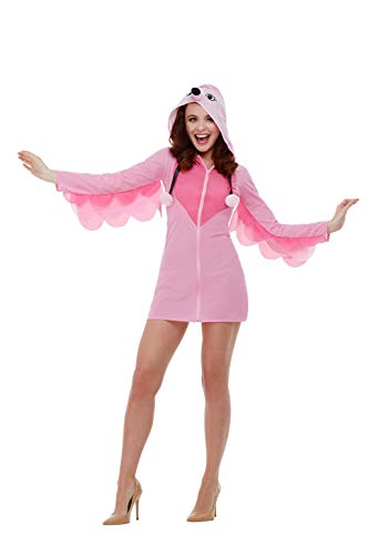Smiffys 47774XS Flamingo Costume, Women, Pink, XS - UK Size 04-06