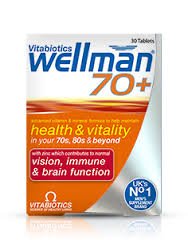 VITABIOTICS WELLMAN 70+ 30TABLETS (PACK OF 2)