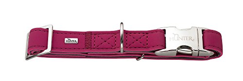 Collar Softie Alu-Strong Gr. M/25 Artificial Leather Raspberry | Hunter