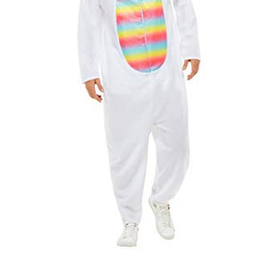 Smiffys 50714XL Unicorn Costume, Unisex Adult, White, XL - Size 46"-48"