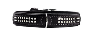 Collar Softie Deluxe 35 Nickel Artificial Leather Black/ Black | Hunter