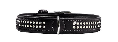 Collar Softie Deluxe 40 Nickel Artificial Leather Black/ Black | Hunter