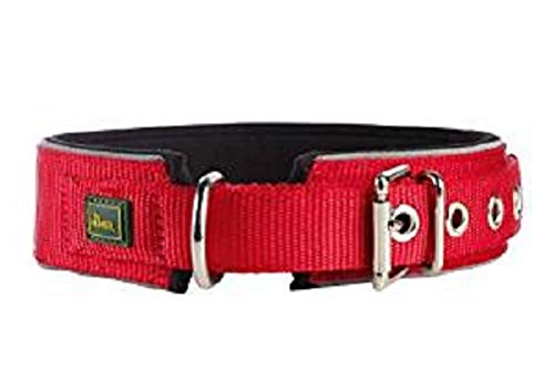 Collar Neoprene Reflect 50, 39-46 Cm, 45 Mm Nylon Red/Neoprene Black | Hunter