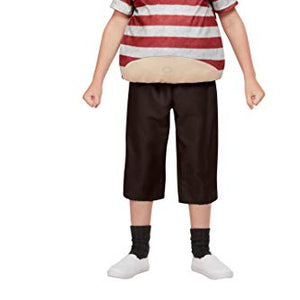 Smiffys 52236L Officially Licensed Addams Family Pugsley Costume, Boys, Burgundy, L - Age 10-12 years