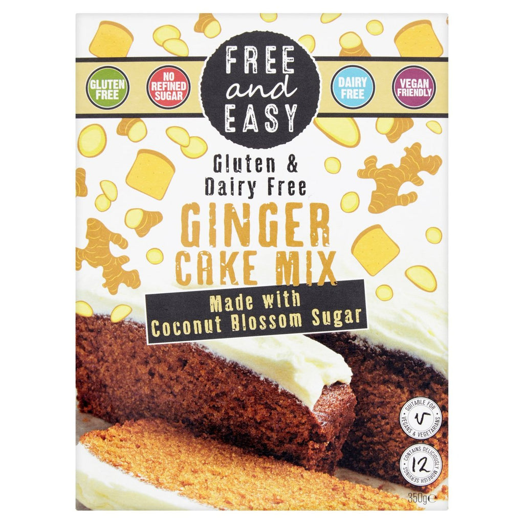 Free and Easy Gluten Ginger Cake Mix, 350 g