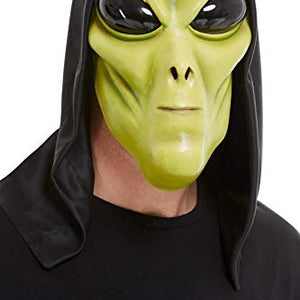 Smiffys 52034 Alien Latex Mask, Unisex Adult, Green