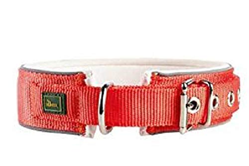 Collar Neoprene Reflect 55, 44-51 Cm, 45 Mm Nylon Orange/Neoprene Creme | Hunter