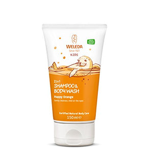 Weleda Kids 2 in1 Happy Orange Shampoo and Body Wash