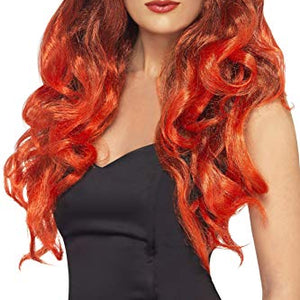 Smiffys Siren Wig - Red/Black