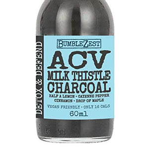 Detox & Defend - Apple, Milk Thistle and Charcoal Drink 90ml (Bumblezest)