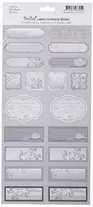 Ruby Rock-It Year in Review Cardstock Stickers, Labels
