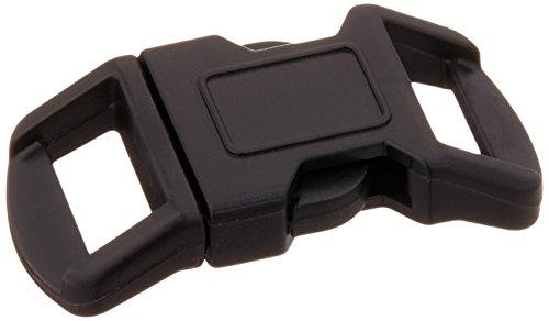 Pepperell PCBUCK3012 Parachute Cord Buckles (30 Pack), 12mm, Black