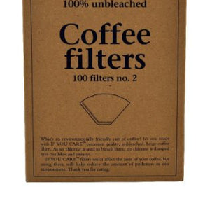 If You Care | Coffee Filters No.2 - Small Unbleached | 1 x 100s