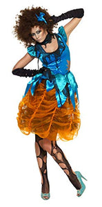 Smiffys Women's Killerella Costume, Dress and Choker, Once Upon a Nightmare, Colour: Multi-coloured, Size: L, 28049