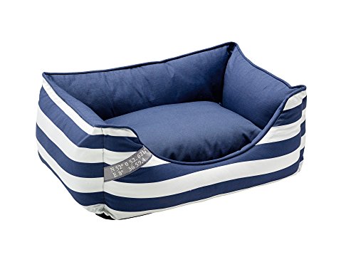 Dog Sofa Binz 60X40 Cm Blue/White | Hunter