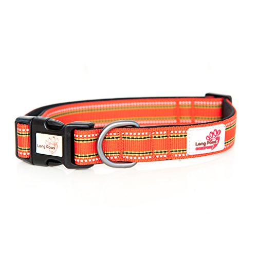 Long Paws Comfort Collection Collar Medium Orange