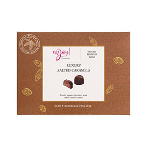 Enjoy Raw Choc Luxury Salted Caramel Chocolates, 120 g