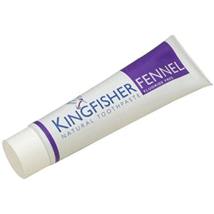 Kingfisher 100 ml Fluoride Free Fennel Toothpaste (Pack of 3 )
