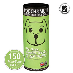 Pooch & Mutt Fresh Breath Treats for Dogs, 3x125g