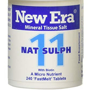 New Era Number 11 Nat. Sulph. Tablets - Pack of 240