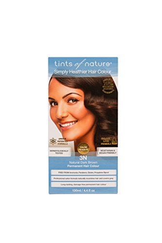 Tints of Nature Organic 3N Natural Dark Brown Permanent Hair Colour 130ml