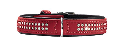 Collar Softie Deluxe 45 Nickel Artificial Leather Red/ Black | Hunter