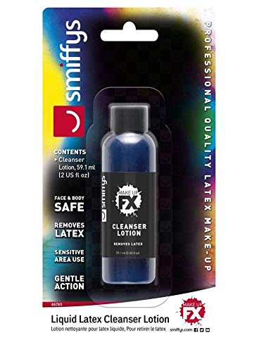 Smiffys Liquid Cleanser Lotion for Removal Of Latex Make Up Kit