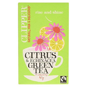 Clipper | Citrus Green Tea + Echinacea | 3 X 20 Bags