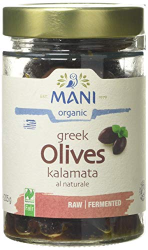 Mani Organic Kalamata Olives Al Naturale 205 g