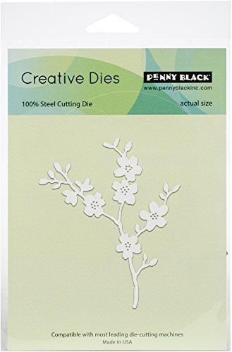 Penny Black Cherry Blossom Steel Die (51-419)