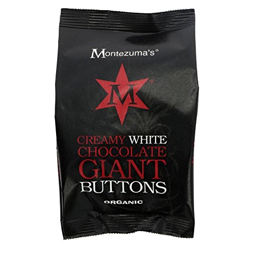 Montezumas Chocolate Organic Giant Buttons Bags (White Buttons) (2 x 180g)