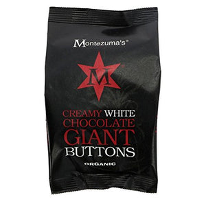 Montezumas Chocolate Organic Giant Buttons Bags (White Buttons) (2 x 180g)