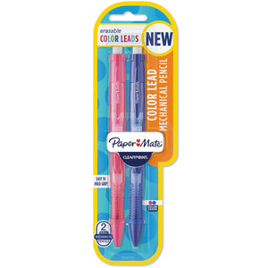 Paper Mate Clearpoint Color Lead Mechanical Pencils, 0.7mm, Assorted Colors, 2 Count