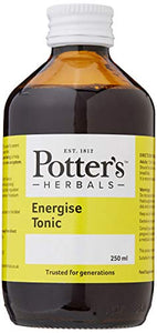 Potter’S Herbals Energise Tonic – 250ml – to Support Vitality and Physical Well-Being, to Help Maintain The Natural Defences of The Immune System – Panax Ginseng G115 Extract 408-0834